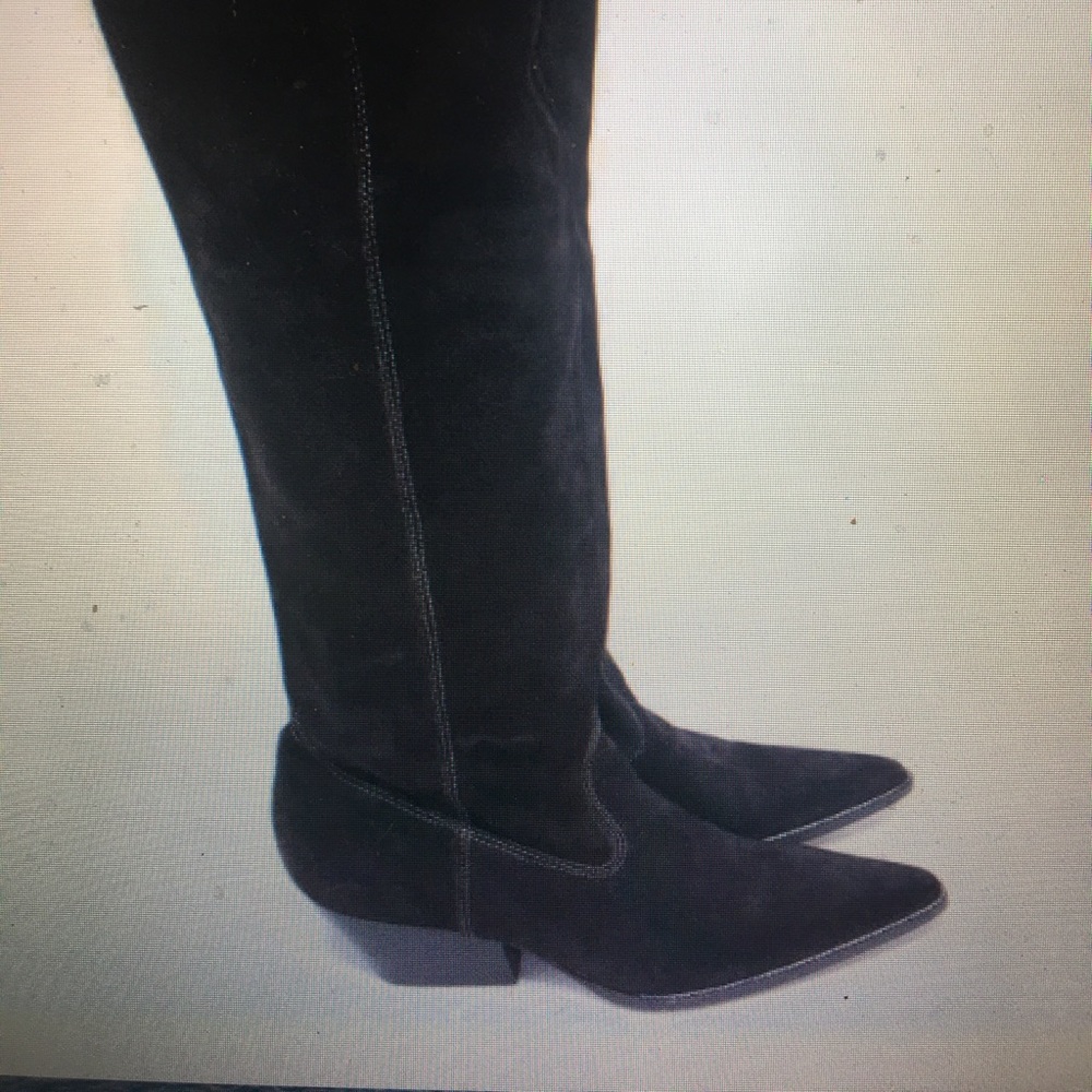 Michael Kors Black Cowboy Boots